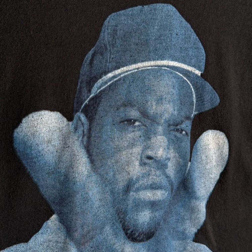 Ice Cube T-Shirt Mens M Black Blue Rap Tee Hip Hop Graphic West Coast Streetwear - Picture 3 of 7